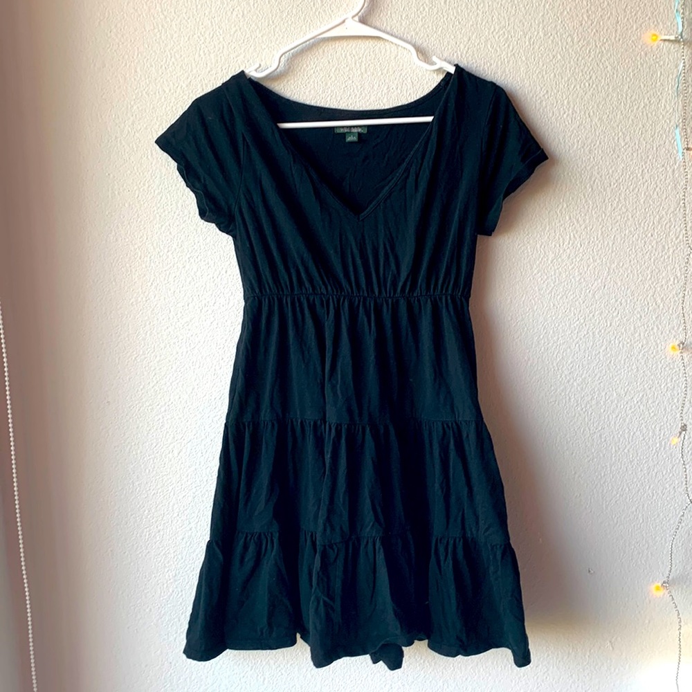 Wild Fable Black V-Neck Dress